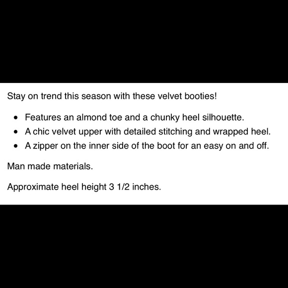 Romantic Mauve Velvet Bootie🍂 - Picture 8 of 8